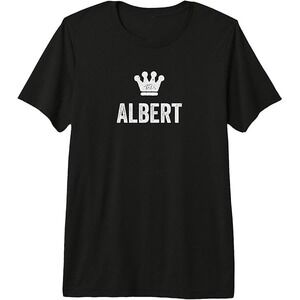 Albert The King Crown Name  For Men Called Albert T-Shirt